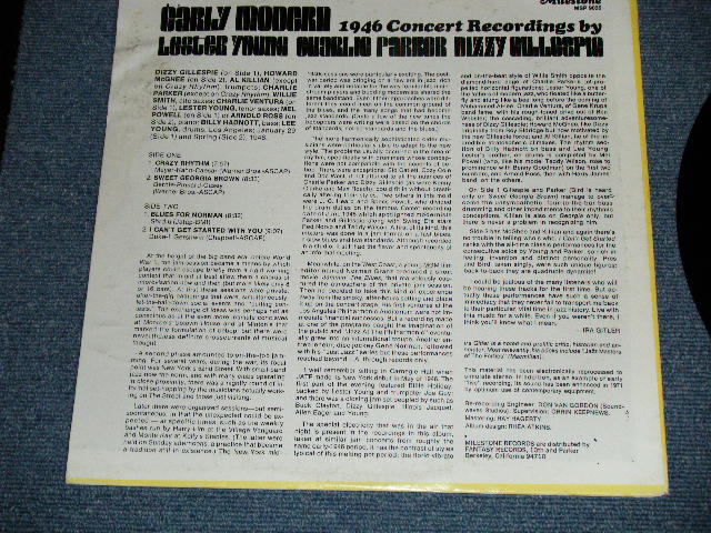 画像: LESTER YOUNG, CHARLIE PARKER, DIZZY GILLESPI - EARLY MODERN (VG+++/Ex+++)  /1970's  US AMERICA ORIGINAL Used LP  