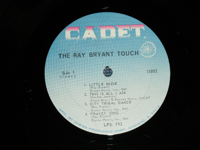 画像: RAY BRYANT - THE RAY BRYANT TOUCH  ( FUNKY & SOUL JAZZ:RARE GROOVE) ( Ex+,Ex/Ex++)  / 1967 US AMERICA ORIGINAL  STEREO  Used LP 