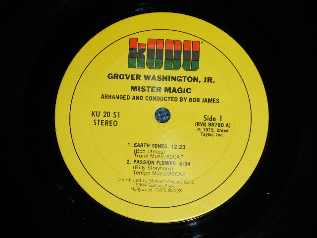 画像: GROVER WASHINGTON JR. - MISTER MAGIC  ( E++/Ex+++) / 1975 US AMERICA ORIGINAL  Used LP 
