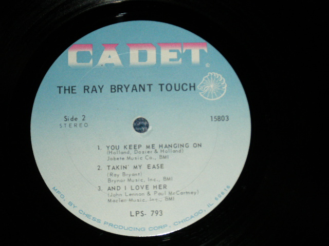画像: RAY BRYANT - THE RAY BRYANT TOUCH  ( FUNKY & SOUL JAZZ:RARE GROOVE) ( Ex+,Ex/Ex++)  / 1967 US AMERICA ORIGINAL  STEREO  Used LP 