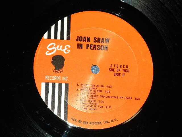 画像: JOAN SHAW - IN OERSON  (MINT-/Ex+++) /  1960's  US AMERICA ORIGINALSTEREO Used LP 