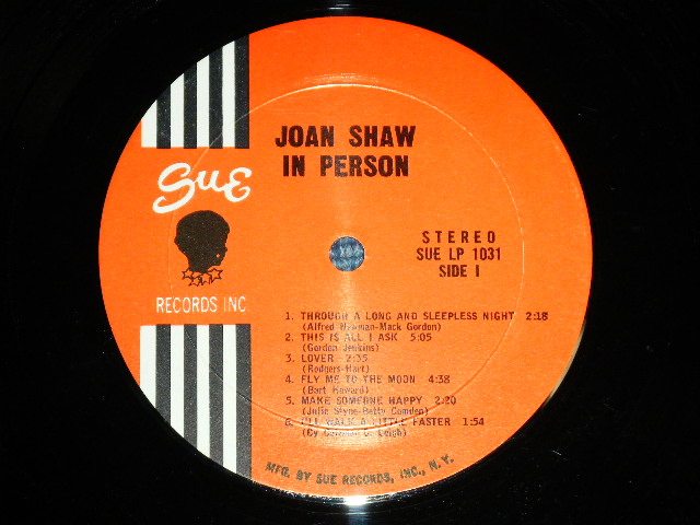 画像: JOAN SHAW - IN OERSON  (MINT-/Ex+++) /  1960's  US AMERICA ORIGINALSTEREO Used LP 