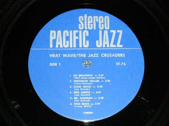 画像: THE JAZZ CRUSADERS - HEAT WAVE ( Ex+++, Ex+/Ex++ Looks: Ex+) / 1963  US AMERICAORIGINAL  STEREO used LP