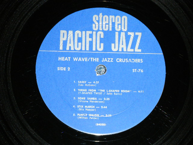 画像: THE JAZZ CRUSADERS - HEAT WAVE ( Ex+++, Ex+/Ex++ Looks: Ex+) / 1963  US AMERICAORIGINAL  STEREO used LP