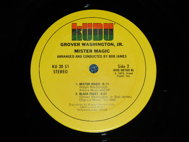 画像: GROVER WASHINGTON JR. - MISTER MAGIC  ( E++/Ex+++) / 1975 US AMERICA ORIGINAL  Used LP 