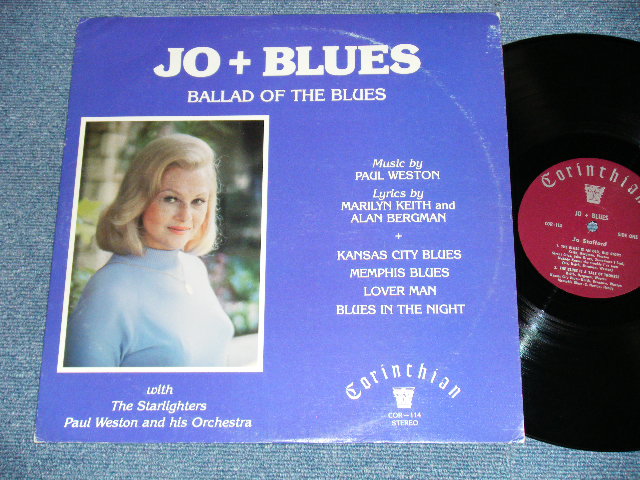画像1: JO STAFFORD - JO + BLUES : BALLAD OF THE BLUES (Ex++/Ex++) / 1978 US AMERICA ORIGINAL Used LP 