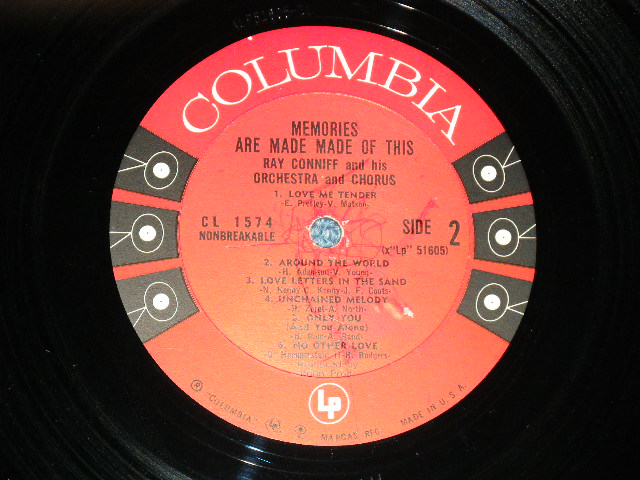 画像: RAY CONNIFF - MEMORIES ARE MADE OF THIS (Ex+/Ex++)  / 1961 US AMERICA ORIGINAL "6 EYE'S Label"  Used LP