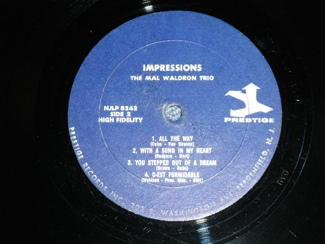 画像: The MAL WALDRON TRIO  - SINGERS 'N SWINGERS  (Ex/MINT-EDSP)  1960 US9 AMERICA ORIGINAL "With SONG SHEET" Used LP 