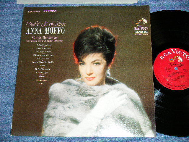 画像1: ANNA MOFFO - ONE NIGHT OF LOVE ( Ex++/Ex+++ Looks:Ex+ )  / 1965 US AMERICA ORIGINAL STEREO   Used LP