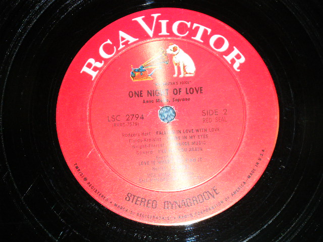 画像: ANNA MOFFO - ONE NIGHT OF LOVE ( Ex++/Ex+++ Looks:Ex+ )  / 1965 US AMERICA ORIGINAL STEREO   Used LP