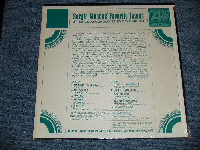 画像: SERGIO MENDES - SERGIO MENDES' FAVORITE THINGS ( GREEN & BLUE Label : Matrix # A)ST-A-671203-A/B)ST-A-671204-A : MINT-/MINT-)  / 1968 US AMERICA ORIGINAL STEREO Used LP 