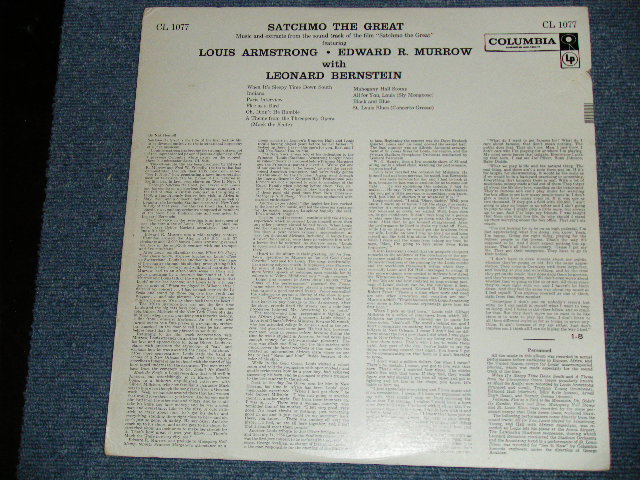 画像: LOUIS ARMSTRONG - SATCHMO THE GREAT ( VG++/Ex+++ )  / 1957 CANADA ORIGINAL " 6 EYES with MAROON  LABEL" MONO Used LP  