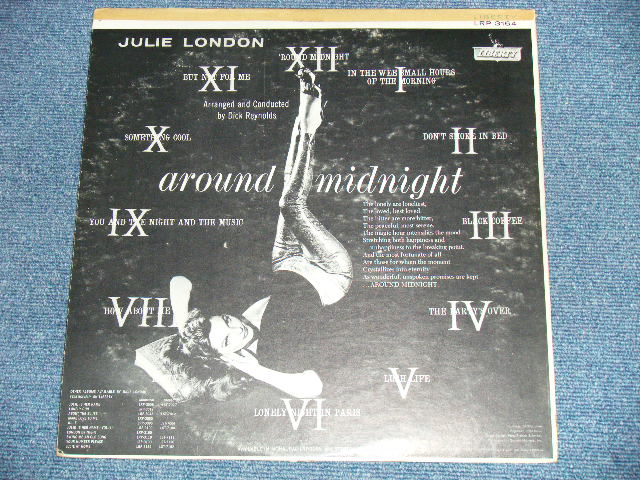 画像: JULIE LONDON - AROUND MIDNIGHT ( Ex+/Ex+Looks:Ex- ) / 1960 US ORIGINAL MONO Used  LP 