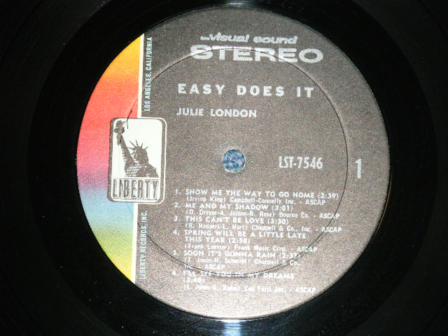 画像: JULIE LONDON -  EASY DOES IT   ( Ex+++/MINT-  ) / 1968 US ORIGINAL STEREO Used  LP 