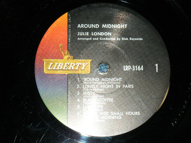 画像: JULIE LONDON - AROUND MIDNIGHT ( Ex+/Ex+Looks:Ex- ) / 1960 US ORIGINAL MONO Used  LP 