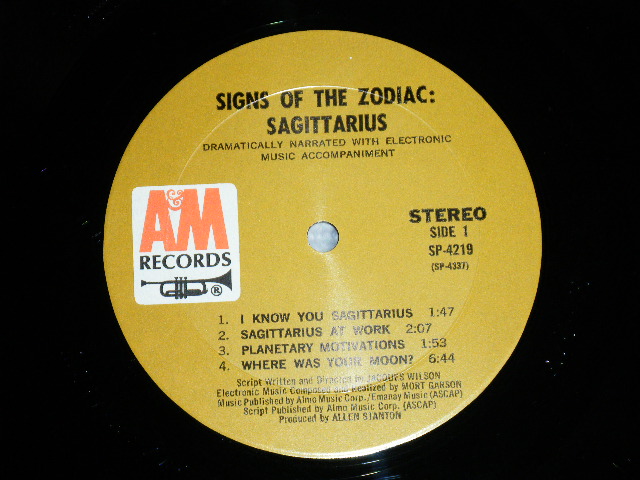 画像: (The Storyteller : STORY + Few MUSIC) SIGNS OF THE ZODIAC - SAGITARIUS /  1970? US AMERICA ORIGINAL YUsed LP  