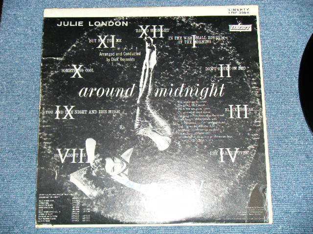 画像: JULIE LONDON - AROUND MIDNIGHT ( Ex+,Ex/Ex Looks:Ex- ) / 1960 US AMERICA ORIGINAL "WHITE LABEL PROMO" MONO Used  LP 