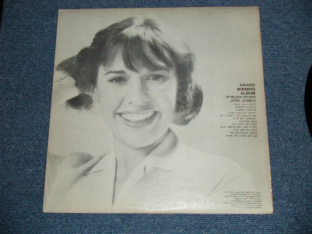 画像: JONI JAMES - AWARD WINNING ALBUM (Ex/Ex++ Looks:Ex+) / 1960 US ORIGINAL STEREO "BLACK Label" UsedLP