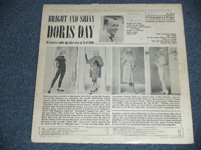 画像: DORIS DAY -   BRIGHT & SHINY ( Ex/Ex+ Looks:Ex )  / 1960 US AMERICA ORIGINAL "1st PRESS 6 EYES Label" MONO Used LP