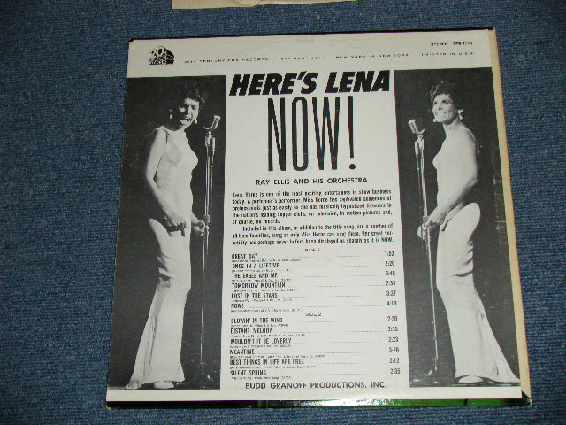 画像: LENA  HORNE -HERE'S LENA NOW! ( Ex++/Ex+++ )    / 1964 US AMERICA ORIGINAL STEREO  Used LP 