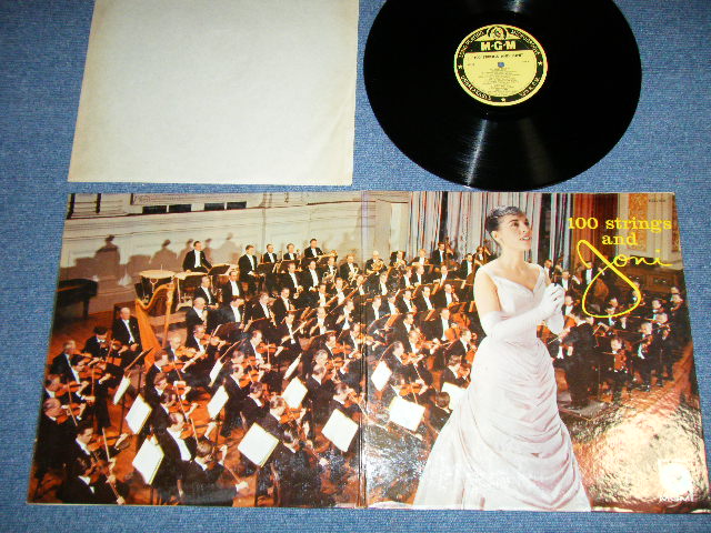 画像1: JONI JAMES -  100 STRINGS & JONI ( Ex+++/ Ex+++ A-1:VG- ) / 1959 US ORIGINAL "YELLOW Label"  MONO LP