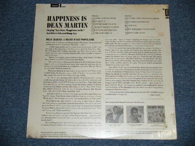 画像: DEAN MARTIN - HAPPINESS IS DEAN MARTIN (SEALED) / 1967 US AMERICA ORIGINAL MONO "Brand New SEALED" LP  