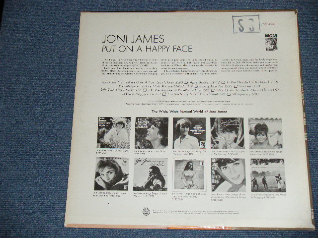 画像: JONI JAMES -  PUT ONA HAPPY FACE. ( Ex+++/Ex+++ ) / 1964 US AMERICA ORIGINAL MONO Used LP
