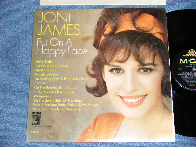 画像1: JONI JAMES -  PUT ONA HAPPY FACE. ( Ex+++/Ex+++ ) / 1964 US AMERICA ORIGINAL MONO Used LP