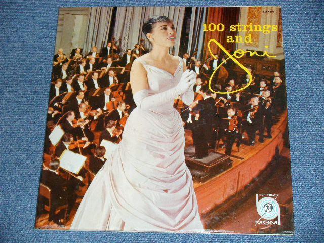 画像: JONI JAMES -  100 STRINGS & JONI ( Ex+++/ Ex+++ A-1:VG- ) / 1959 US ORIGINAL "YELLOW Label"  MONO LP