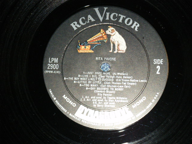 画像: RITA PAVONE ( ITALIAN POP FEMALE SINGER ) - RITA PAVONE ( Ex+/Ex+++ ) / 1964 US AMERICA ORIGINAL STEREO  Used LP