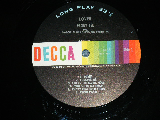 画像: PEGGY LEE -  LOVER ( Ex+++Ex+++) / 1964 US AMERICA ORIGINAL Mono Used LP 