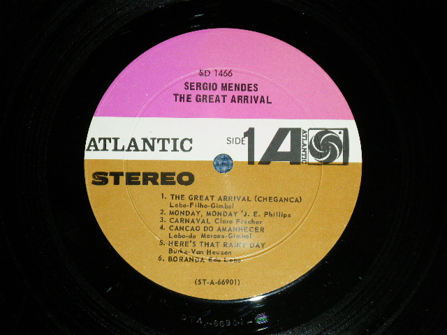 画像: SERGIO MENDES - THE GREAT ARRIVAL ( PURPLE & BROWN  Label : Matrix # A)ST-A-56901-2S  /B)ST-A-56902-2S : Ex++/Ex++)   / 1966 US AMERICA  STEREO Used LP 