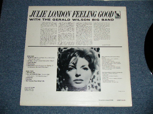 画像: JULIE LONDON -  FEELING GOOD ( Ex++/Ex+++ )  / 1965 US AMERICA ORIGINAL MONO Used LP 