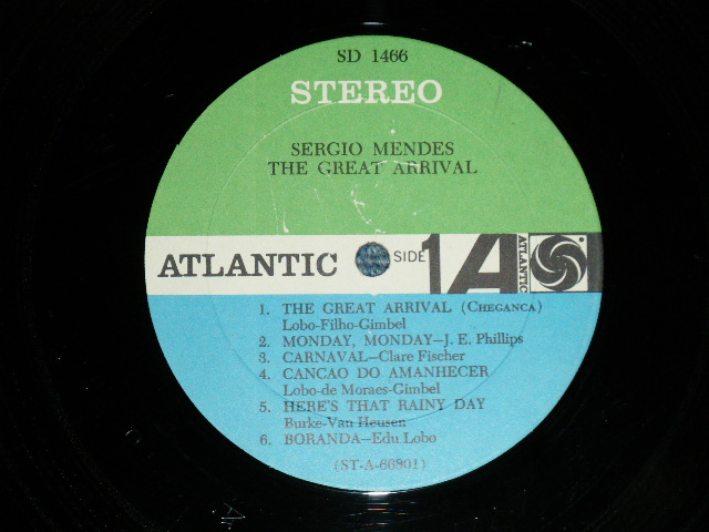 画像: SERGIO MENDES - THE GREAT ARRIVAL ( GREEN & BLUE Label : Matrix # A)ST-A-56901-BB /B)ST-A-56902-CC : Ex++/Ex++)   / 1966 US AMERICA ORIGINAL STEREO Used LP 