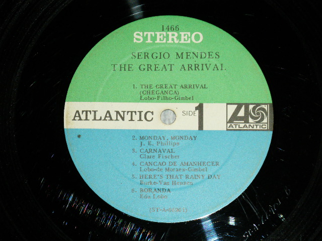 画像: SERGIO MENDES - THE GREAT ARRIVAL ( GREEN & BLUE Label : Matrix # A)ST-A-56901-B/B)ST-A-56902-C : Ex+/Ex Looks:VG++ )   / 1966 US AMERICA ORIGINAL STEREO Used LP 