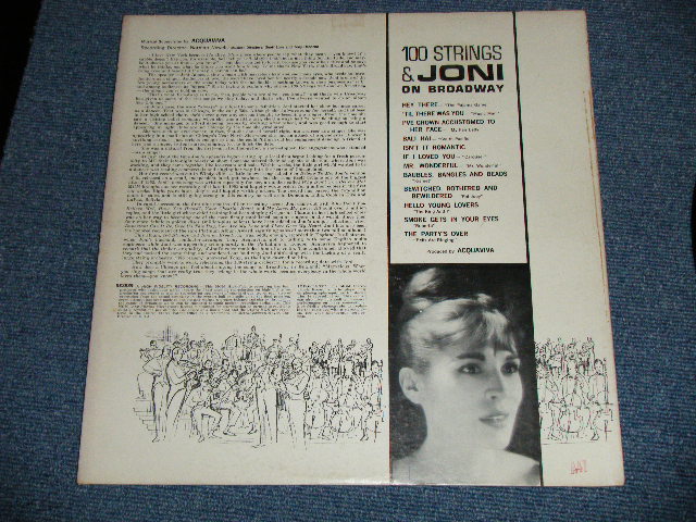 画像: JONI JAMES -  100 STRINGS & JONI ( Ex++/Ex+ Looks:Ex) / 1960 US AMERICA ORIGINAL "BLACK Label"  STEREO Used LP