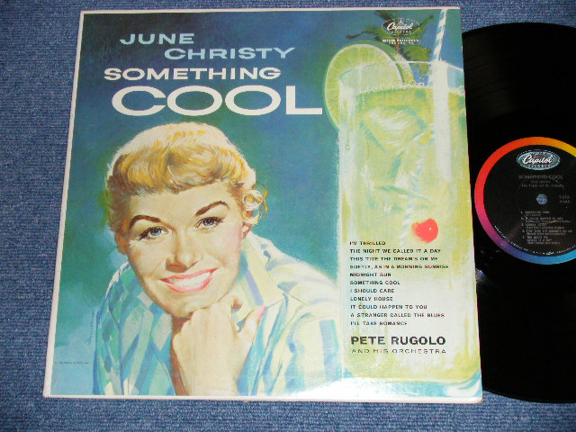 画像1: JUNE CHRISTY - SOMETHING COOL ( "3rd Press 'CAPITOL Logo on TOP' Label" : Ex++/Ex++) / 1960's US AMERICA "2nd Press 'OPENED EYES' Cover" MONO Used LP 