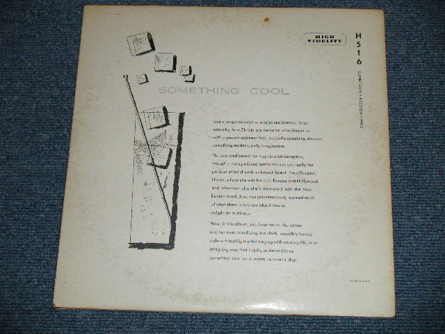 画像: JUNE CHRISTY - SOMETHING COOL ( 10" inch : PURPLE Label :  Ex+/Ex++)/ 1954 US AMERICA ORIGINAL "1st Press 'CLOSED EYES' Cvr" MONO Used 10" LP 