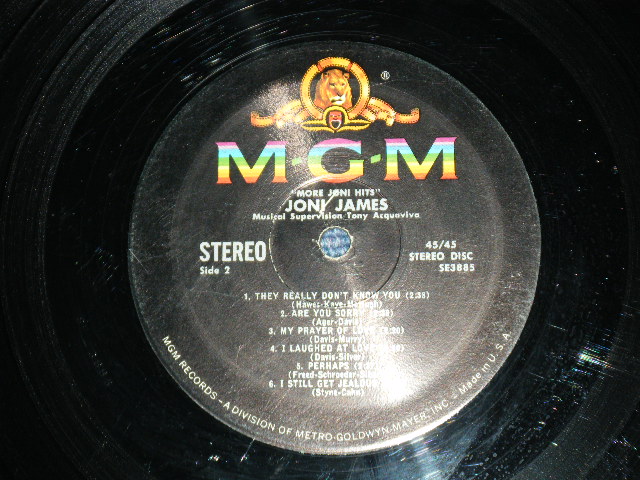 画像: JONI JAMES - MORE JONI HITS ( Ex/Ex+ Looks:Ex)  / 1960 US AMERICA ORIGINAL "BLACK Label"  STEREO LP
