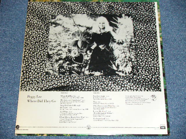 画像: PEGGY LEE - WHERE DID THEY GO : Prduced by SNUFF GARRETT(Ex++/MINT- )  / 1971 US AMERICA ORIGINAL "LIME GREEN Label"  Used LP 