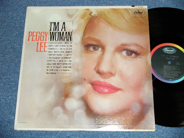 画像1: PEGGY LEE - I'M A WOMAN  ( Ex/Ex+++ ) / 1963 US ORIGINAL "BLACK With RAINBOW 'CAPITOL' Logo on TOP Label"  Mono Used LP 