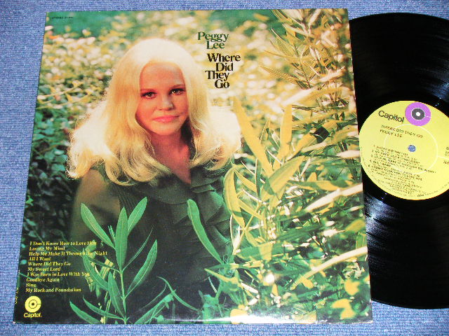 画像1: PEGGY LEE - WHERE DID THEY GO : Prduced by SNUFF GARRETT(Ex++/MINT- )  / 1971 US AMERICA ORIGINAL "LIME GREEN Label"  Used LP 