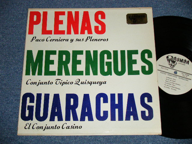 画像1: EL CONJUNTO CASINO, PACO CERNIERA Y SUS PLENEROS,  CONJUNTO TIPICO LUISQUEYA - PLENAS MERENGUES GUARACHAS　 (Ex++/Ex+++)  / 1950's US AMERICA  ORIGINAL?  Used LP