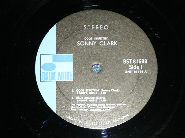 画像: SONNY CLARK - COOL STRUTTIN'  (BLACK with BLUE logo on Left Side Label :  Ex+++/MINT-)   / 1970's US AMERICA REISSUE STEREO Used LP 