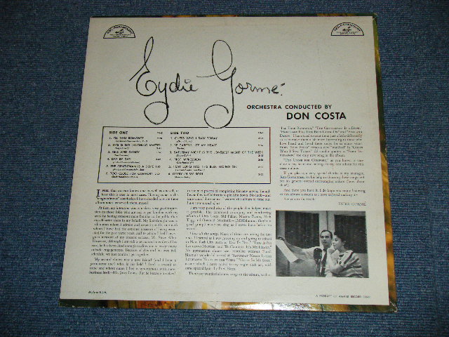 画像: EYDIE GORME - EYDIE GORME ( 1st Album on ABC PARA.: Ex++/Ex+++ ) / 1957 US ORIGINAL MONO LP