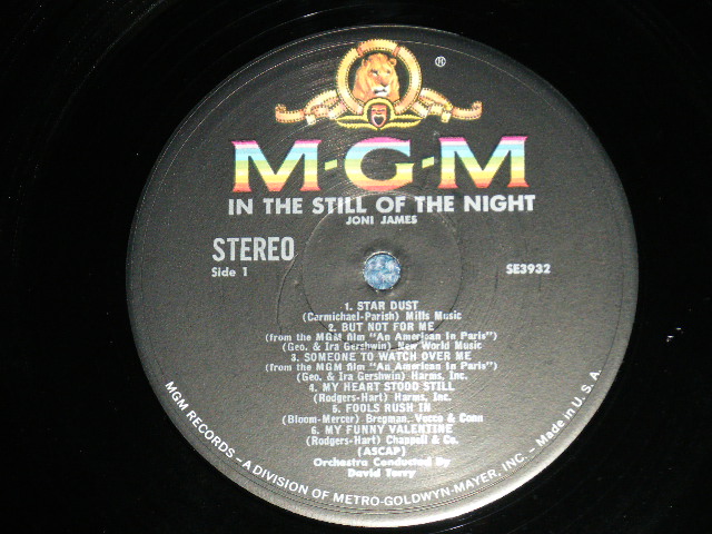 画像: JONI JAMES - IN THE STILL OF THE NIGHT  (Ex+/Ex+++)  / 1960 US AMERICA ORIGINAL "BLACK Label"  STEREO LP