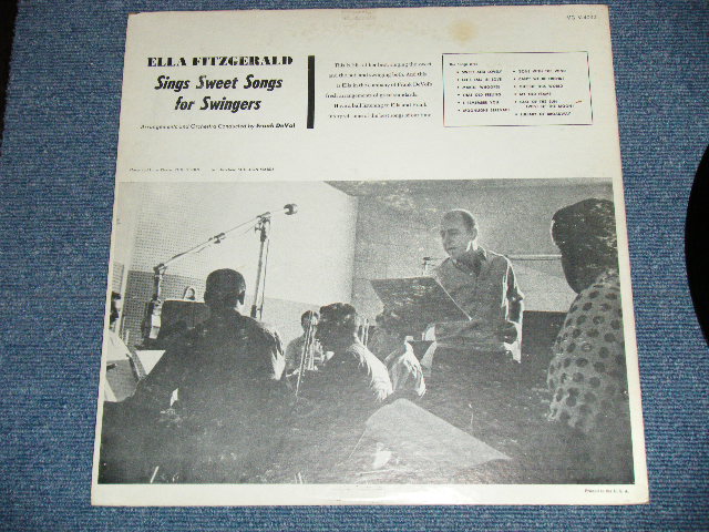 画像: ELLA FITZGERALD - SINGS SWEET SONGS FOR SWINGERS  ( Ex/Ex+)  /  1959 US AMERICA ORIGINAL "1st Press Label" MONO Used LP