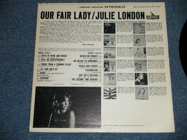 画像: JULIE LONDON - OUR FAIR LADY (Ex++/Ex+++) / 1965 US AMERICA ORIGINAL STEREO Used LP