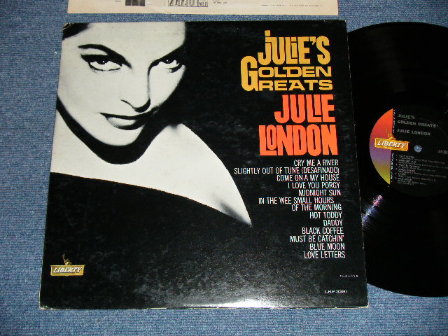 画像1: JULIE LONDON - JULIE'S GOLDEN GREATS ( BLACK JACKET 1st PRESS  ) ( Ex+/Ex+++ Looks: Ex++) / 1963 US AMERICA ORIGINAL MONO Used LP