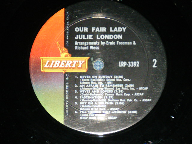 画像: JULIE LONDON - OUR FAIR LADY (Ex+/VG+++) / 1965 US AMERICA ORIGINAL MONO Used LP